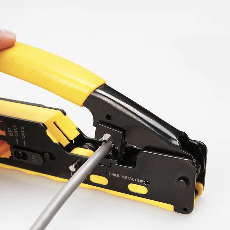oullx ez cat7 rj45 crimper hand network tools pliers rj12 cat5 cat6 8p8c cable stripper pressing clamp tongs clip multi function free global shipping