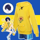 Аниме чудо-яйцо приоритет Ohto Ai Толстовка Пуловер Косплей костюмы желтая Толстовка шорты парик Носки сумка