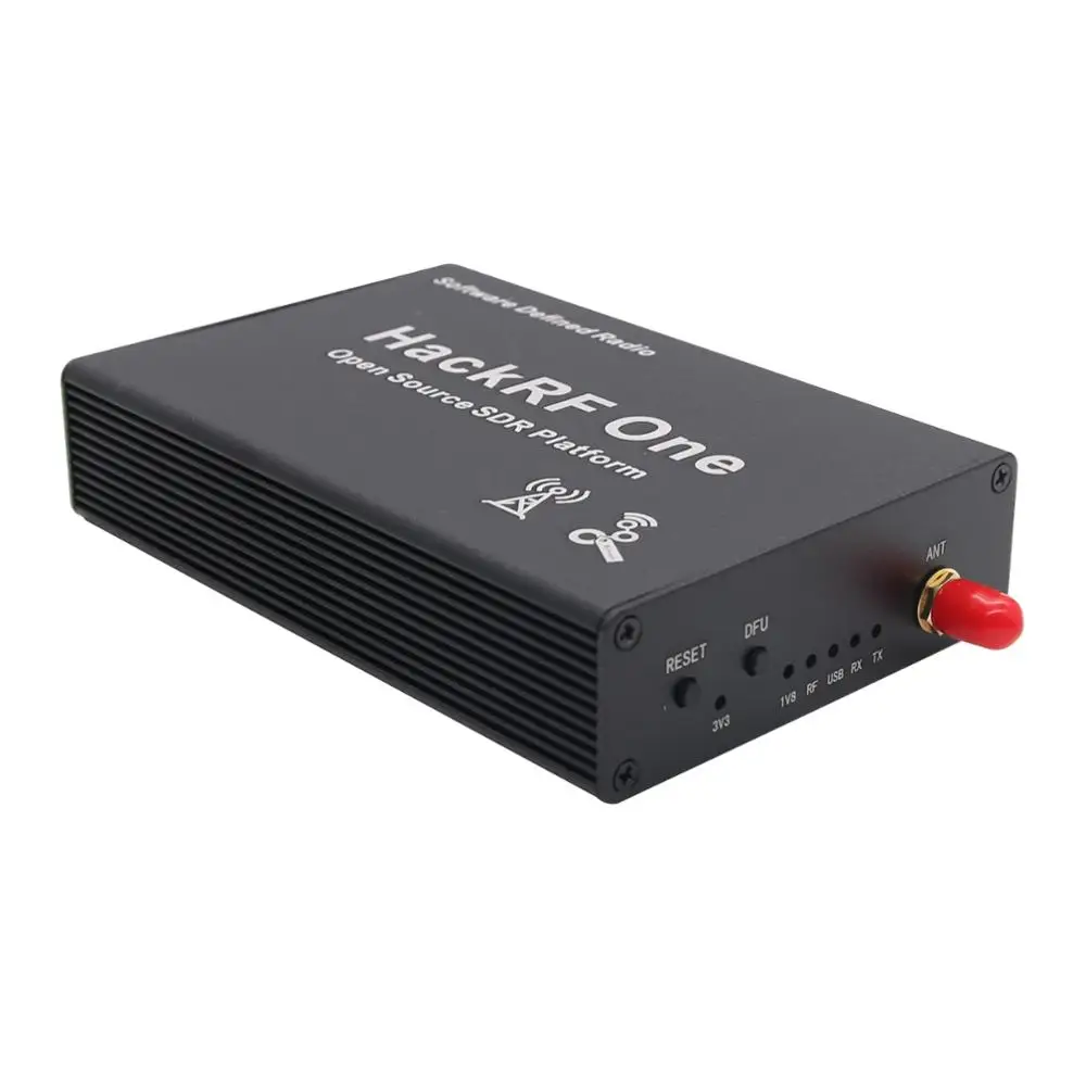 Günstig TZT 1MHz-6GHz HackRF Eine SDR Open Source Board + Aluminium Legierung Shell + Hohe Präzision Kristall Oszillator