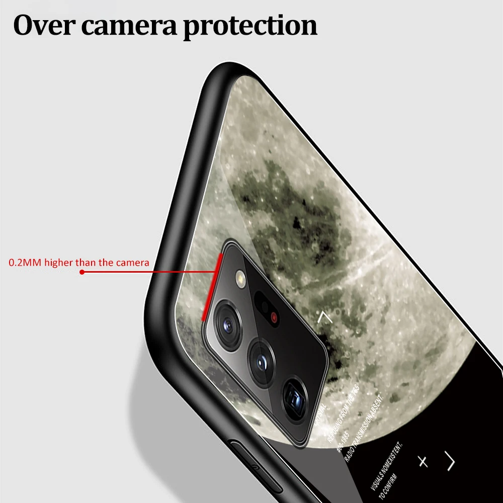Чехол для Samsung Galaxy Note 20 ультражесткий полноразмерный чехол из закаленного стекла