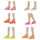 Высококачественные разноцветные милые босоножки на плоской подошве, обувь на платформе, повседневная одежда, аксессуары для кукол Барби, Игрушки для маленьких девочек