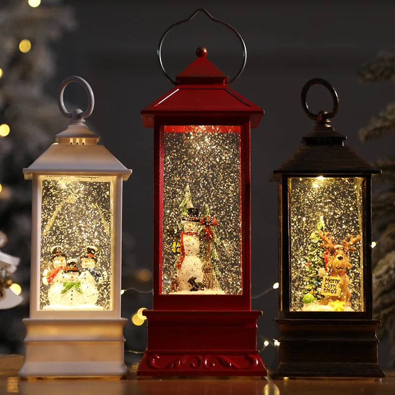 

Christmas wishing lamp dynamic decorative lamp desktop ornaments shop decoration shop layout creative Christmas decorations