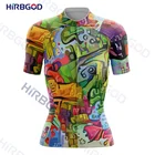 Новейшие вело-Джерси HIRBGOD для девочек, топ с коротким рукавом из полиэстера, Женская Вело-Джерси, одежда с защитой от пота для езды на велосипеде в Испании