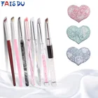 Акриловые Fondant торт дизайн кисти DIY Инструмент Сахар ремесло украшения печенья инструменты Ручка Кондитерские изделия для живописи искусство Бисквитное окрашивание