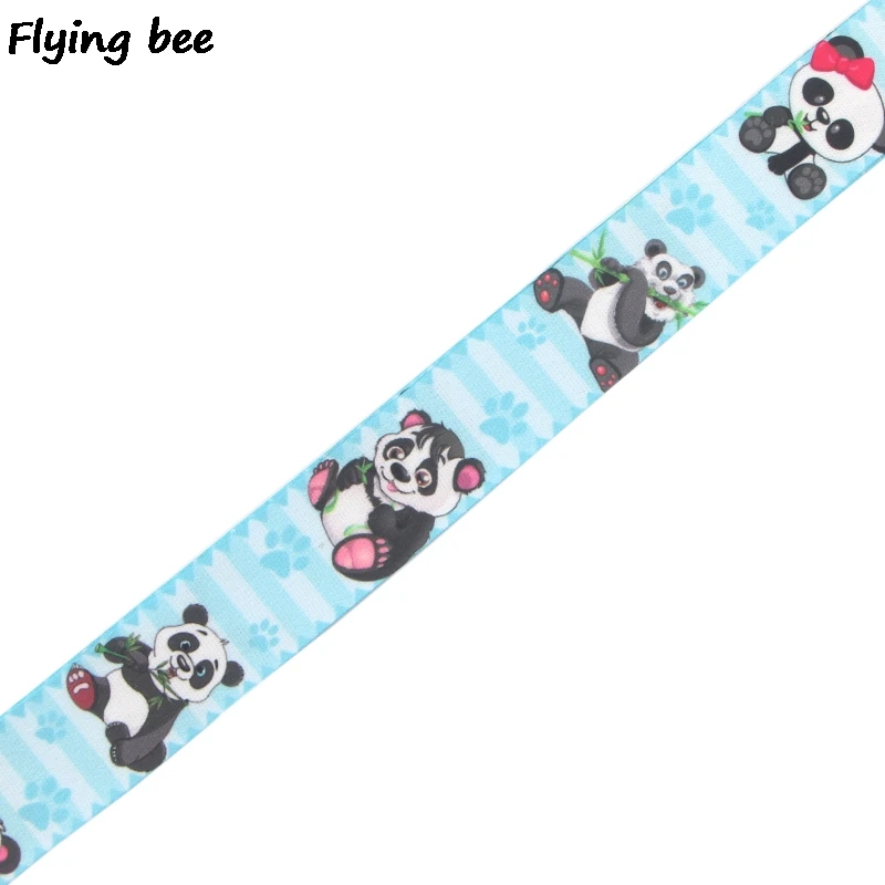 Flyingbee милая панда шнурок для телефона строп ключей ID карты фотография мужчин
