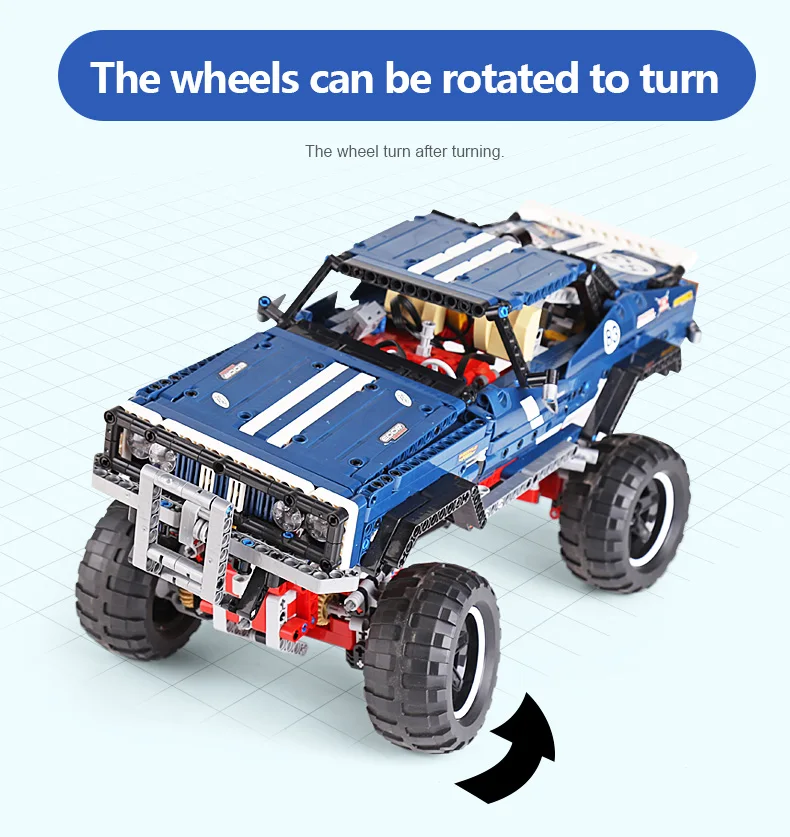 DHL 20011 Technic Motors 41999 4x4 Crawler Exclusive Edition of off-road vehicles Set Building blocks Bricks Boy Gifts