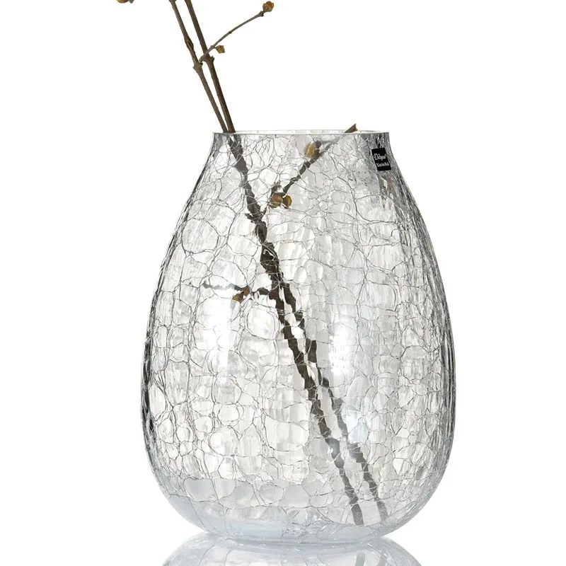 Nordic Luxury Glue-etched Glass Flower Vase Home Decoration Modern Art Plant Holder Desk Hydroponics Room Decor | Дом и сад