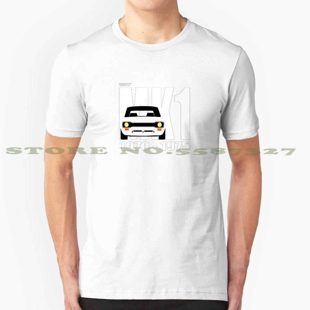 Old School Ford Escort Mk 1 Vintage Classic Car Men'S T-Shirts Black White Tshirt For Men Women Mens Retro Rs |