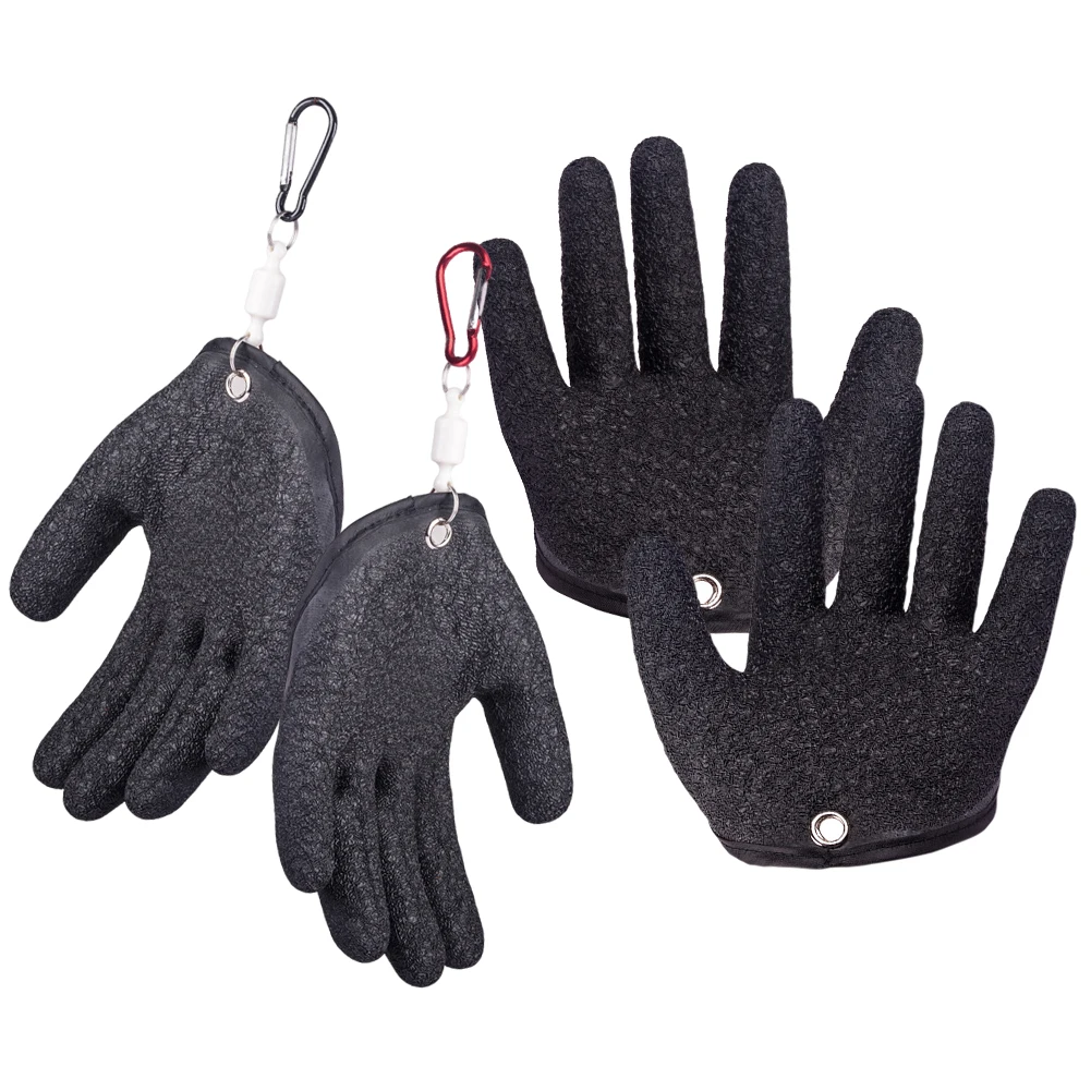 

1Pc Fishing Glove Anti-slip Fish Catching Gloves Hand Protector Puncture-Proof Cut Resistant Fish Grabbing Glove Magnetic Hook