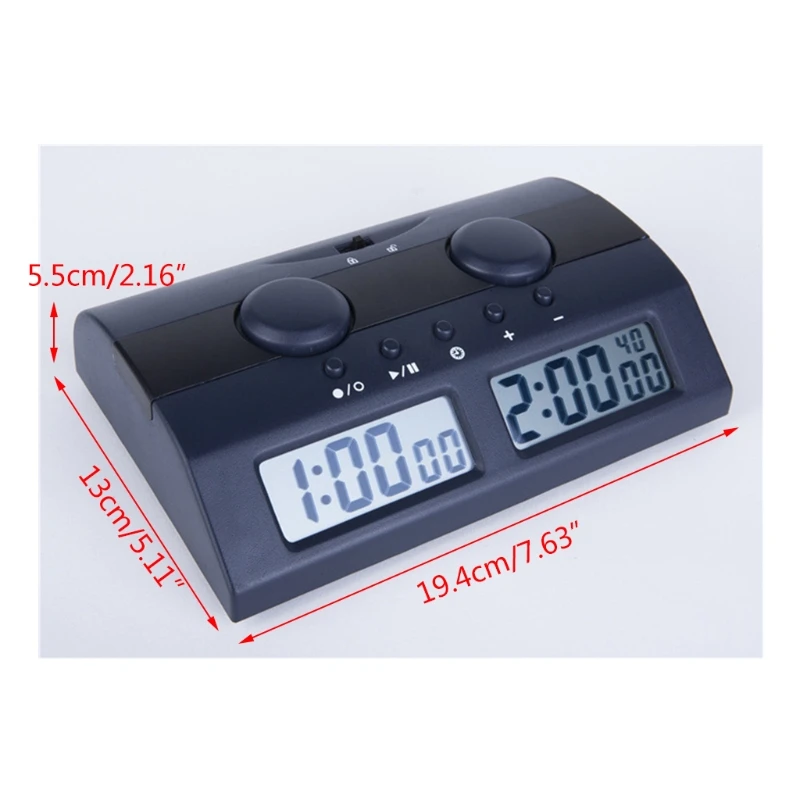 

Master Tournament Digital Chess Clock/ Timer with 3 Chess Modes and 3 Countdown Modes High Quality and Brand New