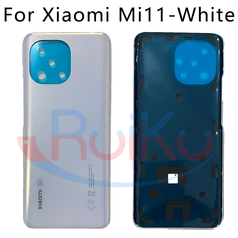 Задняя крышка батарейного отсека для Xiaomi Mi 11 | Мобильные телефоны и аксессуары