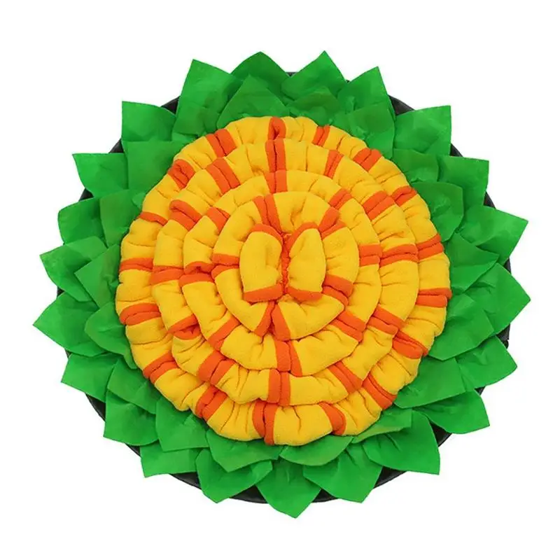 

Dogs Durable Slow Feeding Puzzle Toys Interactive Pet Sniffing Mat Anti-Slip Pet Feed Game Foraging Mat for Cats and Dogs