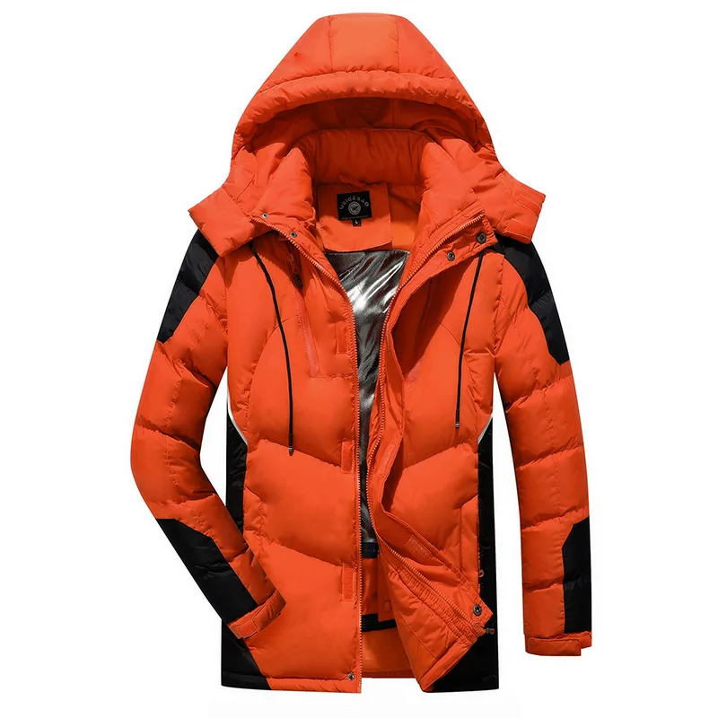 

2022 New Men Winter Warm Thick Long Parkas Men Waterproof Hooded Parkas Jacket Coat Men Autumn Outwear Fashion Casual Parkas Men