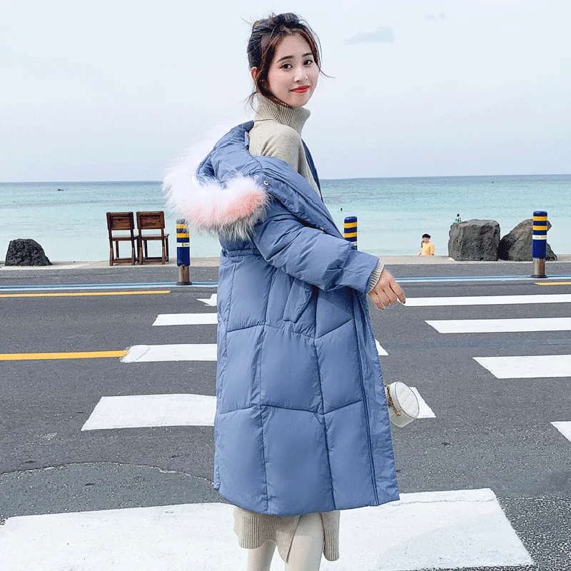 Женская пуховая куртка с капюшоном размеры до 3XL | одежда