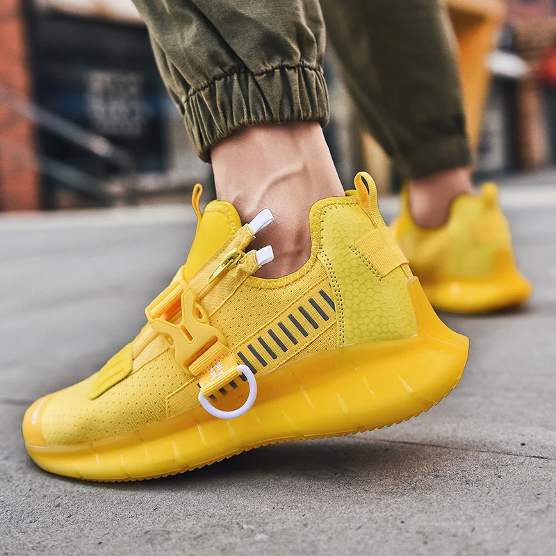 

2021 Men's Sports Shoes Flying Woven Sports Shoes Comfortable Running Shoes Outdoor Men's Sports Shoes Ladies Running Shoes