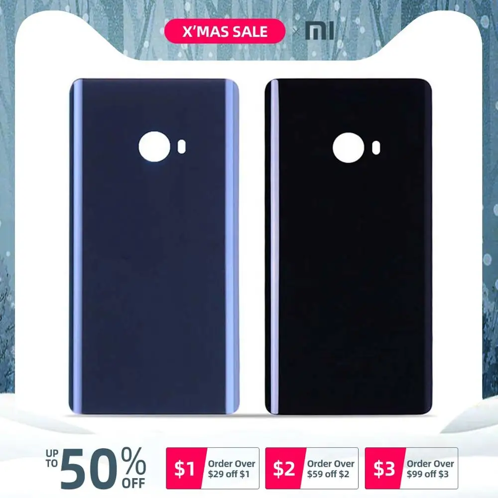 Задняя крышка для Xiaomi mi Note 2 на батарею черный