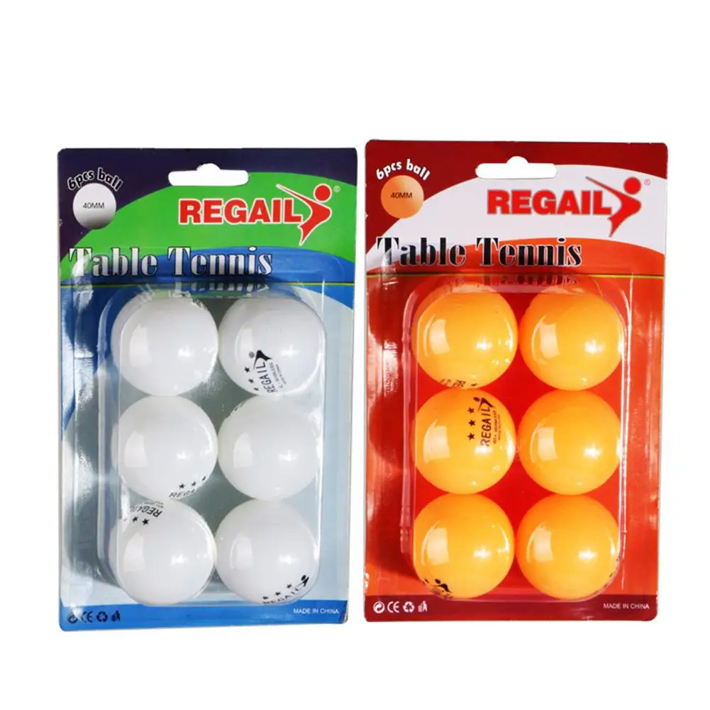 6 Stücke Erweiterte Tabelle Tennis Bälle Outdoor Training Pingpong Ball Freizeit Ball Beste Geschenk