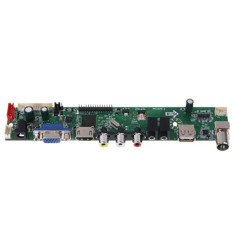 Универсальная плата драйвера ЖК контроллера V29 AV TV VGA USB интерфейс высокое
