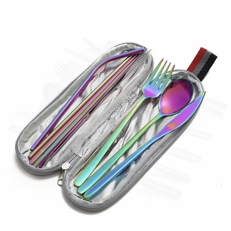 

Steel Forks Knives Dinnerware Set Spoon Set Knife Cutlery Set Spoons Fork Portable Dinnerware Set Travel Set Cutlery