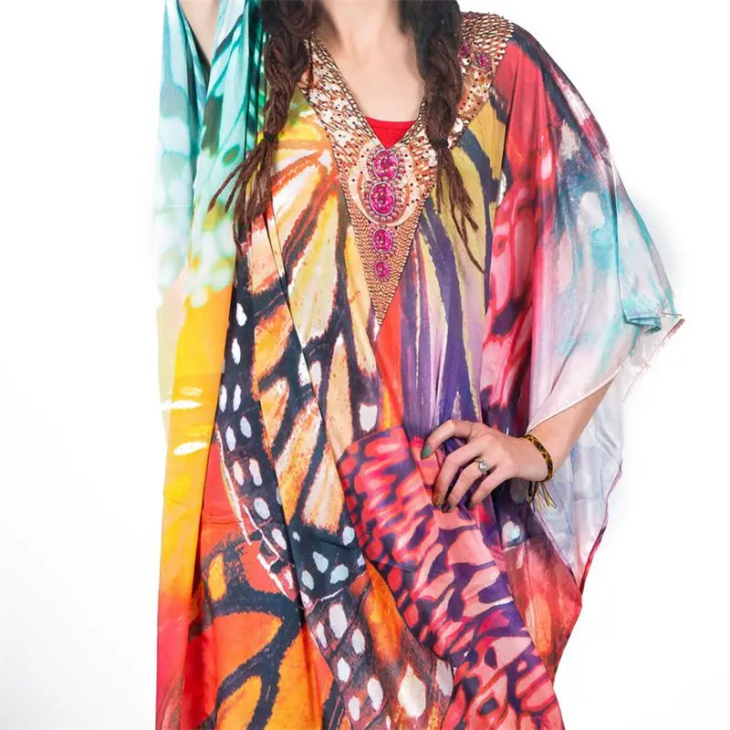 Длинное хлопковое пляжное платье-накидка платье большого размера накидка на