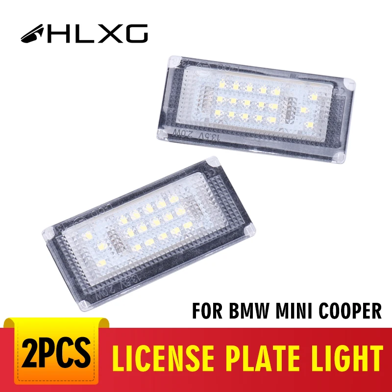 Для BMW Mini Cooper белый поверхностного монтажа светодиодный свет номерного знака для