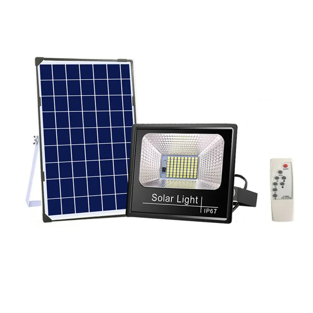 

LED Flood Light With Solar Panel Garden Lighting Solar Power Solar Outdoor Lights Waterproof IP66 Garden Lamp Always Light