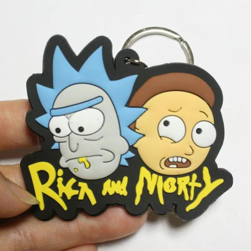 Брелок Рик и м милый брелок для ключей аниме мультфильм дети подарок Porte Clef |