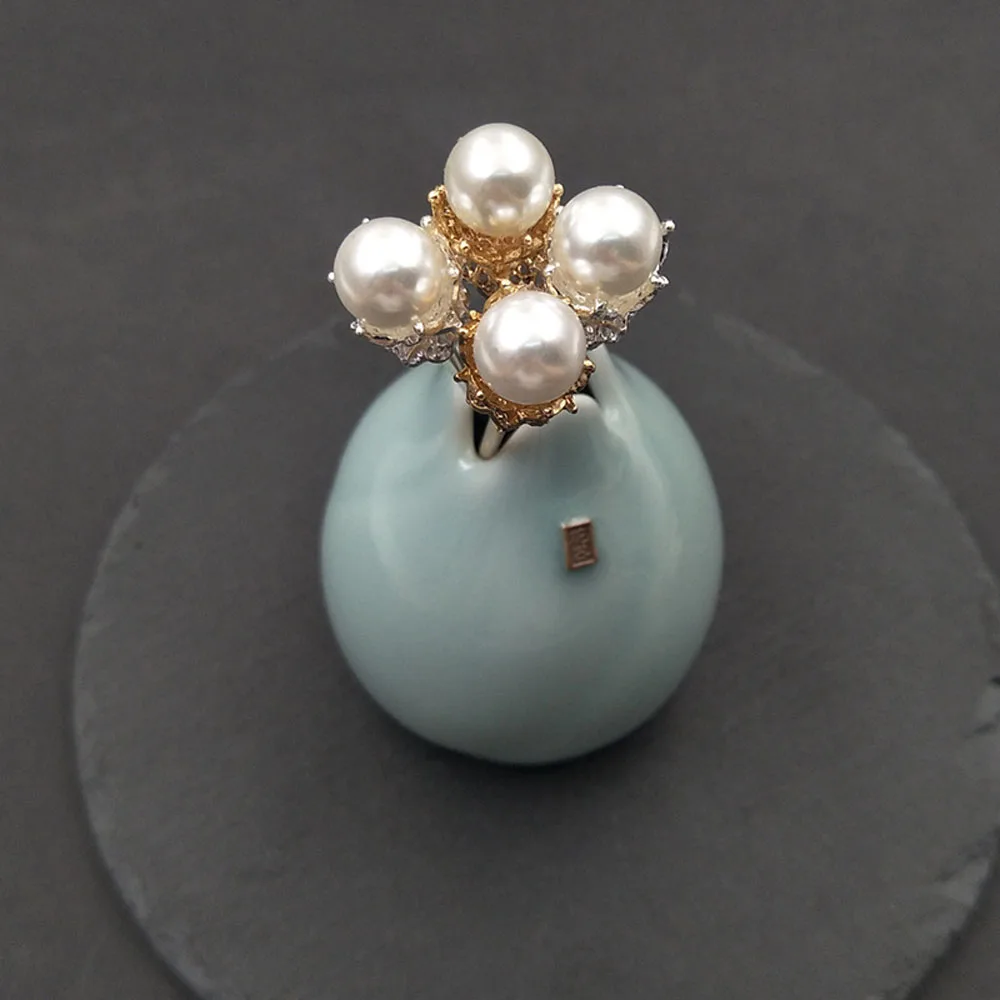 Шпилька для волос с жемчугом в винтажном китайском стиле 1 шт.