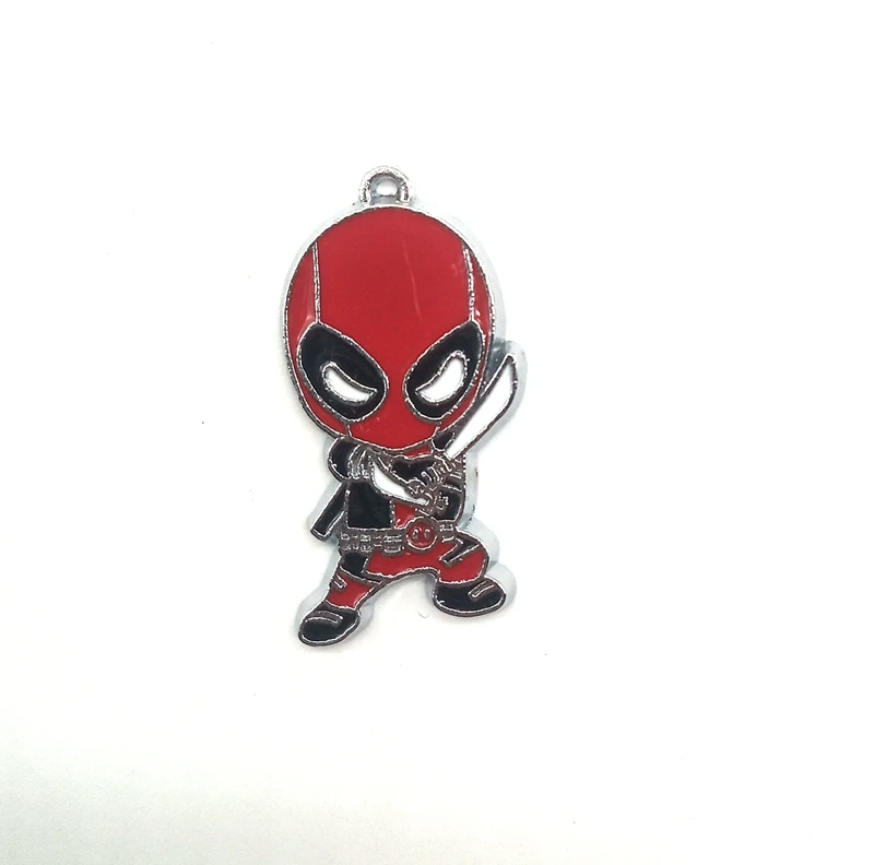 20 шт/50 шт/100 шт мультфильм Дэдпул Шарм Подвески DIY аксессуары для изготовления