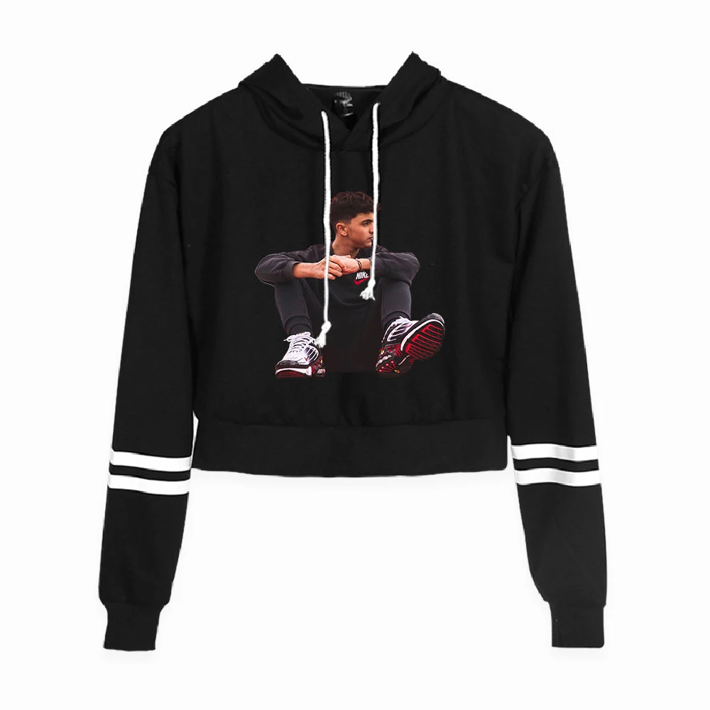 

Inoxtag Cropped Hoodies Women Long Sleeve Hooded Sweatshirt Female Fashion Casual Crop Top