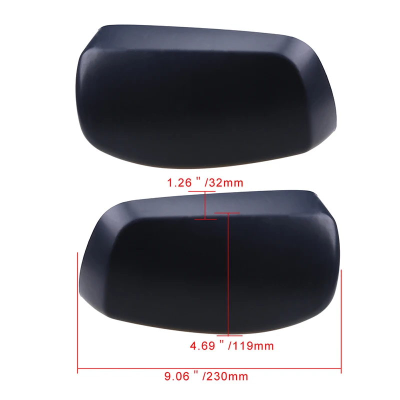Posbay левая/правая боковая крышка зеркала заднего вида ABS рамка для BMW E60 E61 E63 E64 2003 2010