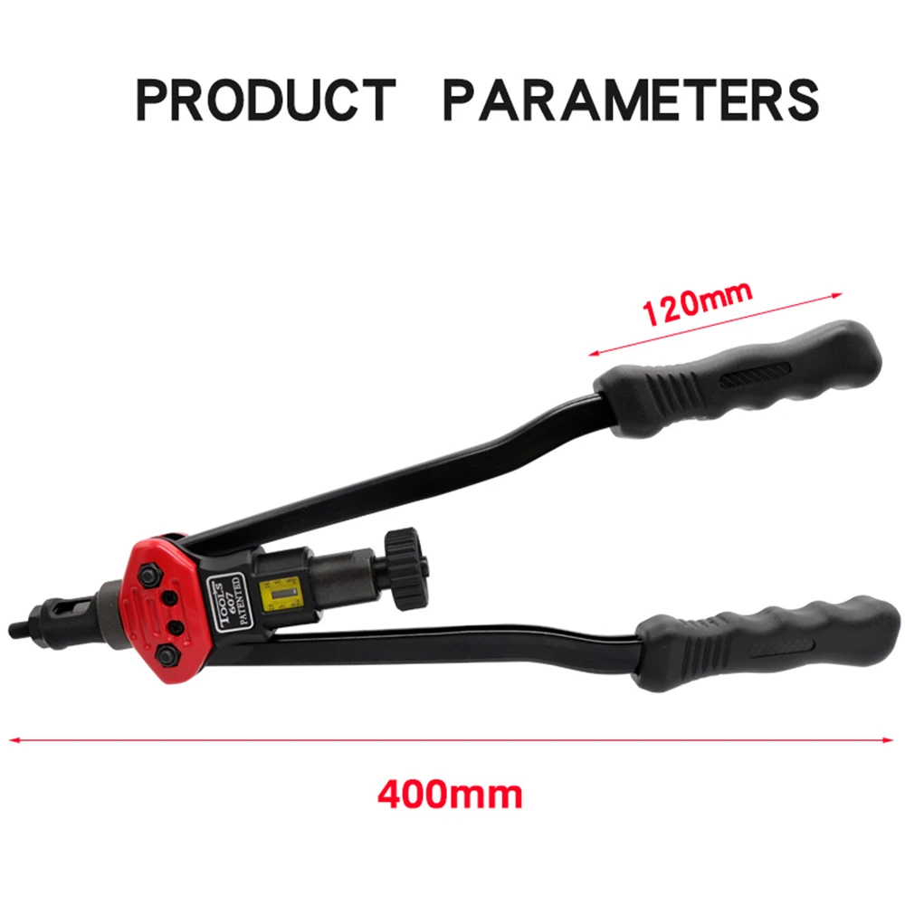 BT 607 ручной заклепки с резьбой гайки Пистолеты клепальщик клепки инструмент