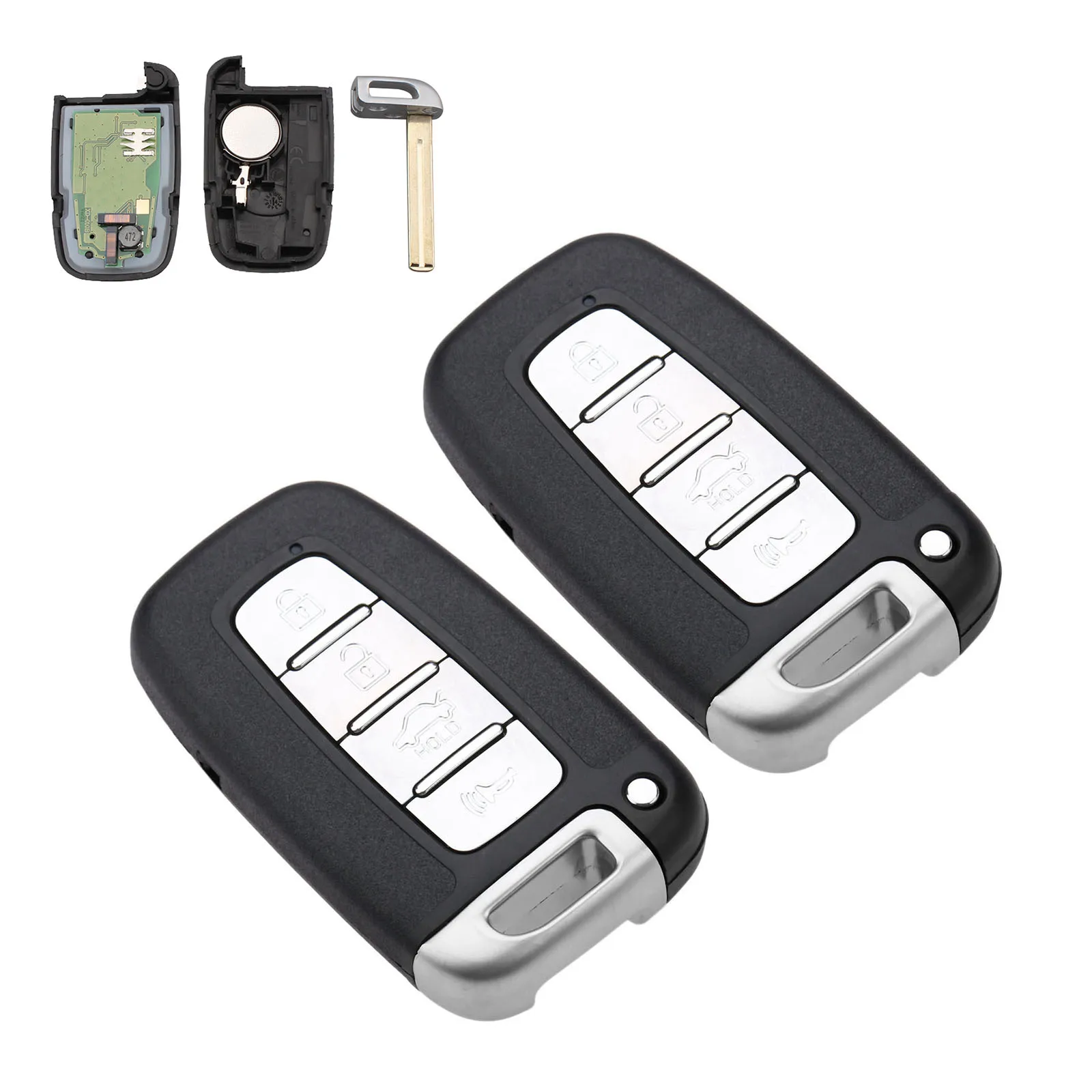 Yetaha 2 шт. Интеллектуальный Автомобильный ключ дистанционного управления для Hyunday