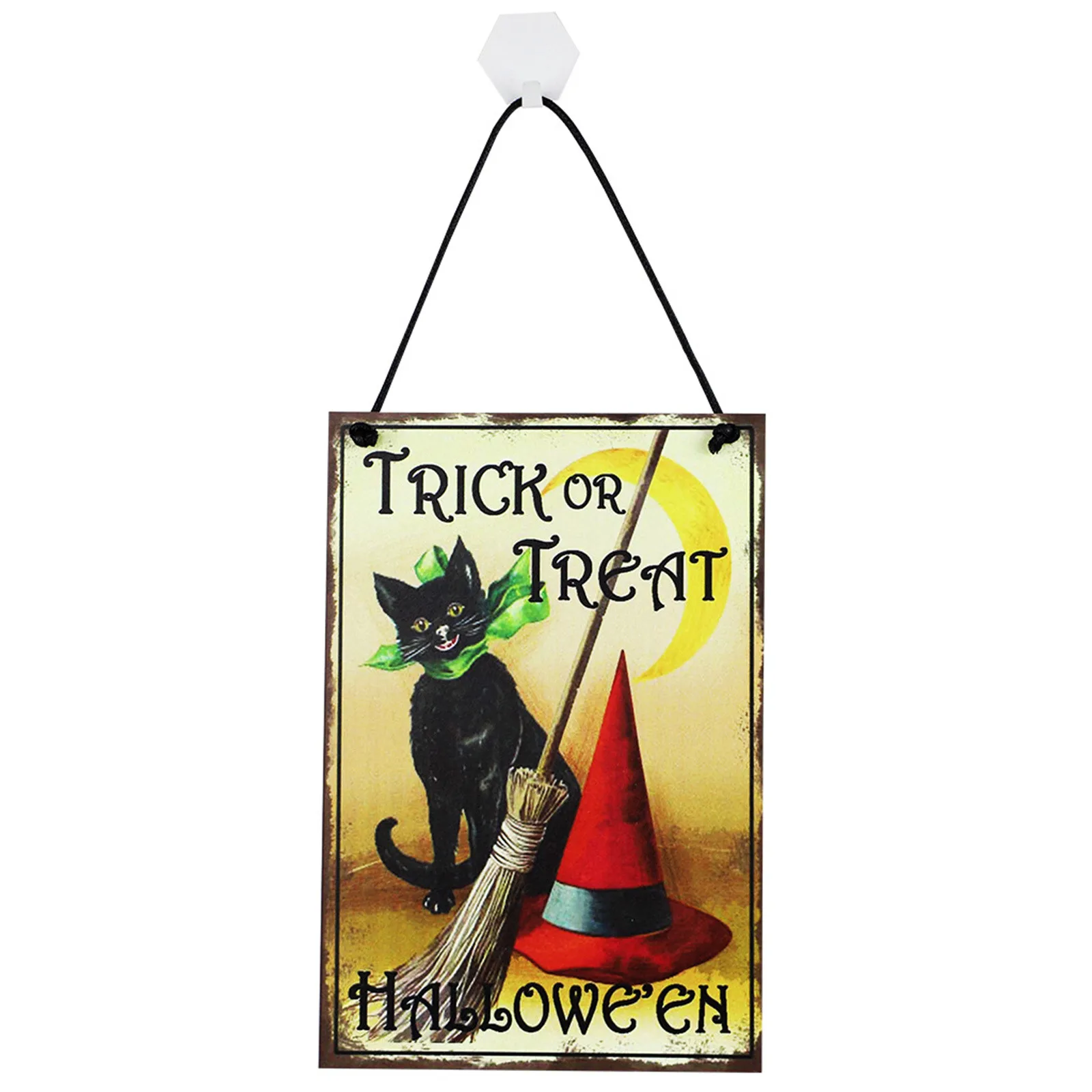 Деревянный подвесной знак на Хэллоуин в виде тыквы декор для вечеринки праздника