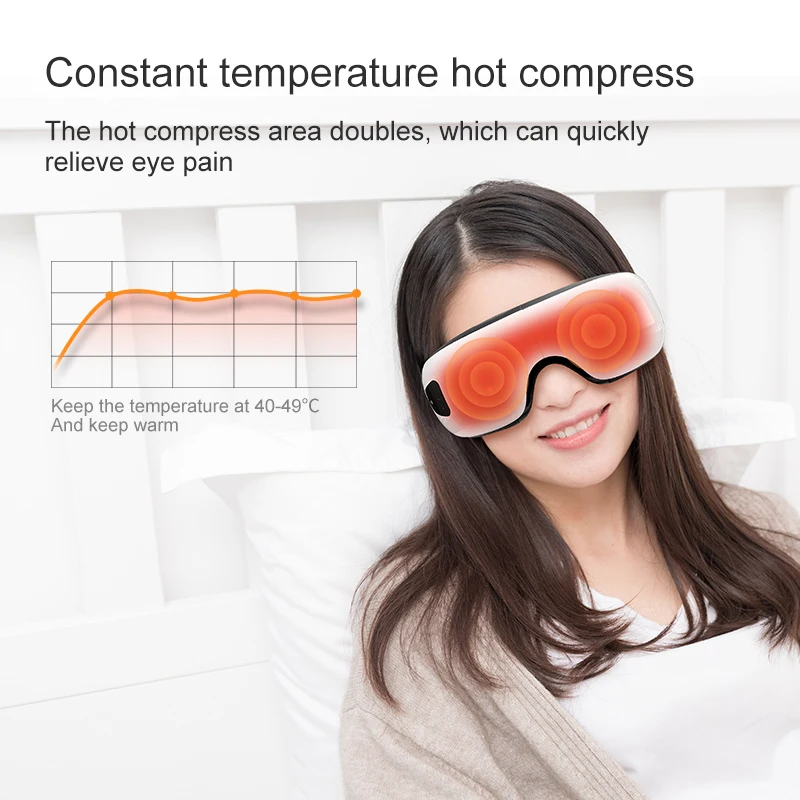 

4D Eye Massage Vibration 6s Eye Massage Eye Acupuncture Points Massage Bluetooth Wireless Connection Electric Massager