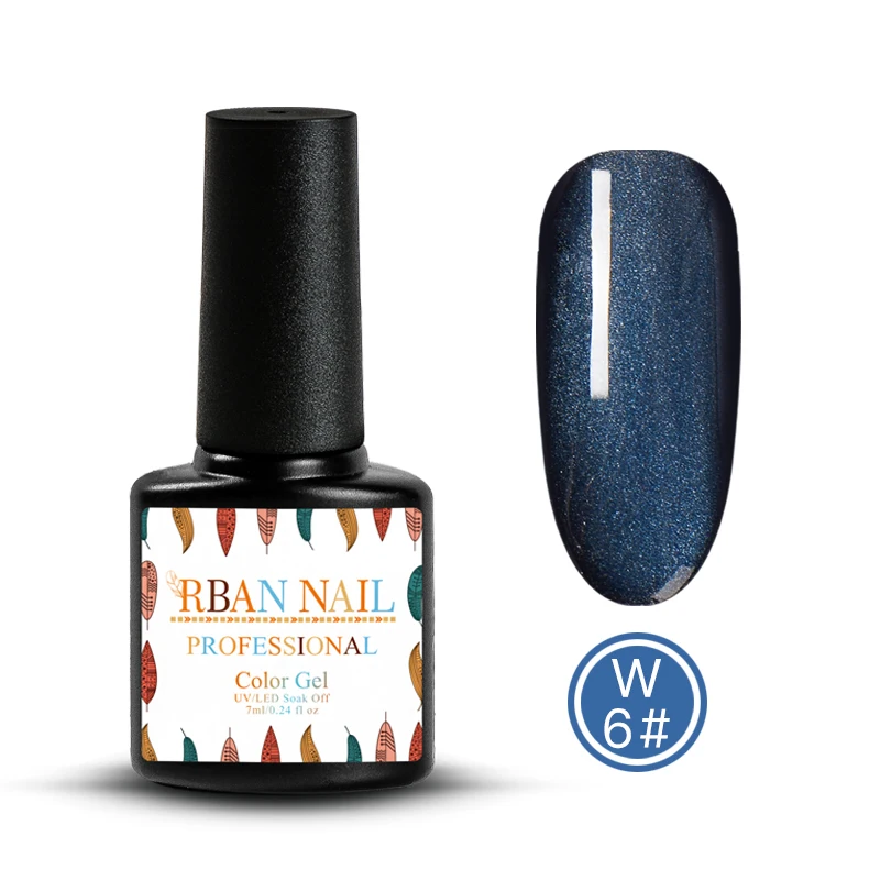 RBAN NAIL УФ Гель-лак для ногтей волшебный Звездный Гель-лак для ногтей с эффектом «кошачий глаз» лак Магнитный голографический УФ замачиваемый стойкий Гель-лак - Цвет: K1240