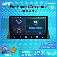 2din android10 0 car radio for honda crosstour 1 2009 2015 gps navigation stereo receiver auto radio bluetooth player car stereo