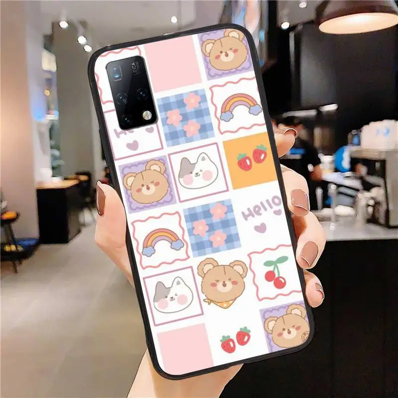 

Cute Girl Phone Case for Huawei Nova 5T 7 Pro Cover 3i 2i Y5 Y7 2019 Y9 Prime Y9s Y8s Y8p Y6 Fundas Coque