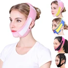 Массажер для лица с эластичной резинкой уход за кожей лица для похудения повязки V линии уход за кожей лица формирователь Для женщин подбородка подтяжка щек пояс массажа тела ремень для подтяжки лица
