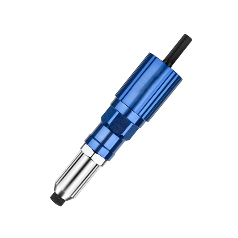 

Cordless Riveting Gun Tool Aluminum Alloy Adapter Accessories, 3 Claw Head/Removable Plastic Handle/200x4.0mm Studs