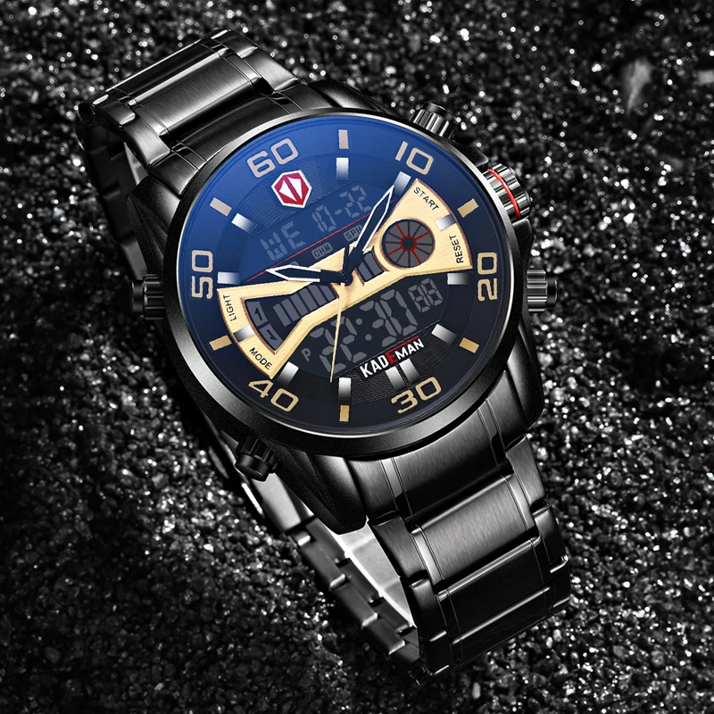 

KADEMAN Men Watch Top Luxury Brand Sport Watches Mens Chronograph Wristwatch Date Male Clock Relogio Masculino