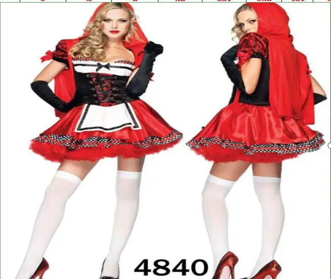 Женский костюм для Хэллоуина COLDKER маленькое красное платье с капюшоном верховой