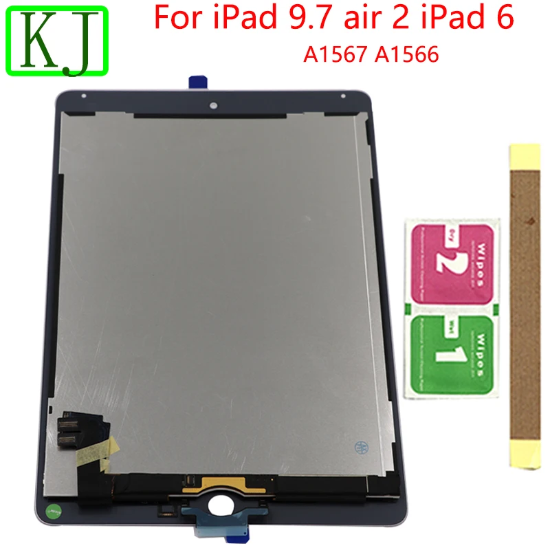 Для Apple Ipad Air 2 iPad 6 A1567 A1566 9," ЖК сенсорный экран дигитайзер панель в сборе