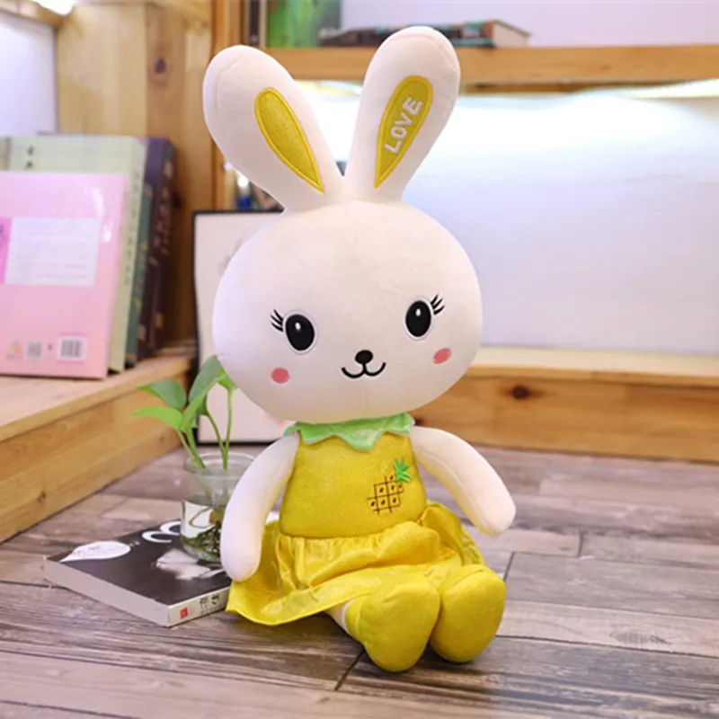 Hot New Kawaii Fruit Rabbit Plush Toys Stuffed Soft Lovely Animal Pillow Cute Valentine's Gift For Girls Kids Children Birthday | Игрушки
