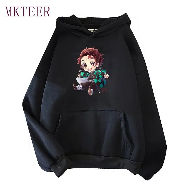 

Новинка 2021, осенне-зимняя одежда от Kimetsu No Yaiba с изображением рассекающего демонов, повседневный свитшот большого размера с рисунком
