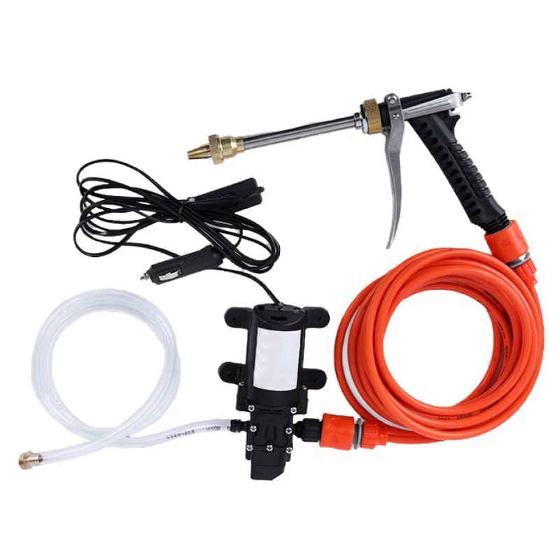 

12V 72W High Pressure Wash Water Wash Cleaning Watering Lawn and Garden Pump Kit Sprayer Gun Car Sprinkle