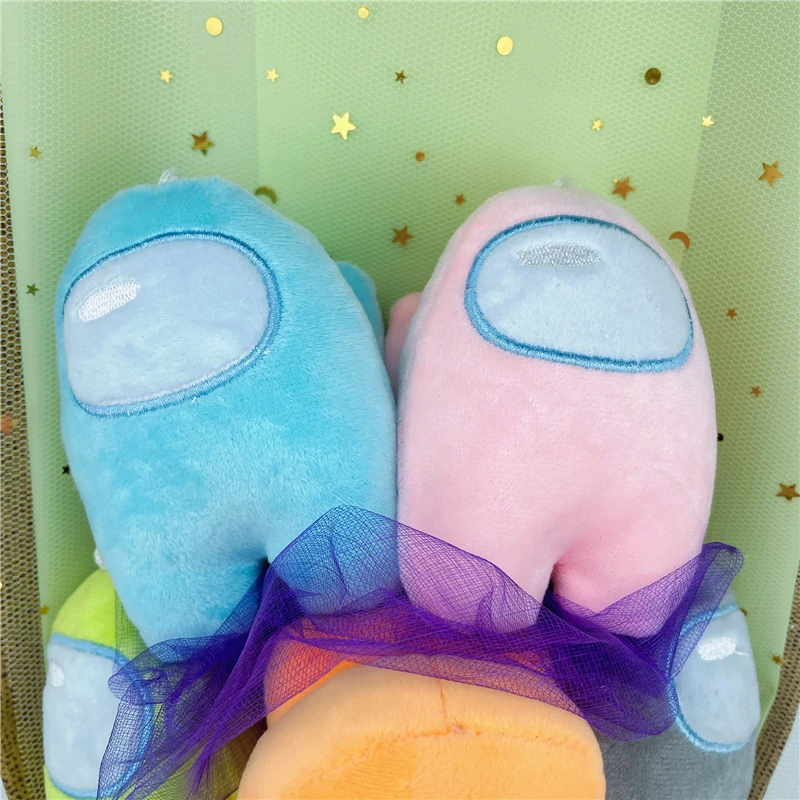 

Cute Among Us Stuffed Plush Toy Creative Cartoon Flower Bouquet Valentine's Day Christmas Birthday Graduation Gifts
