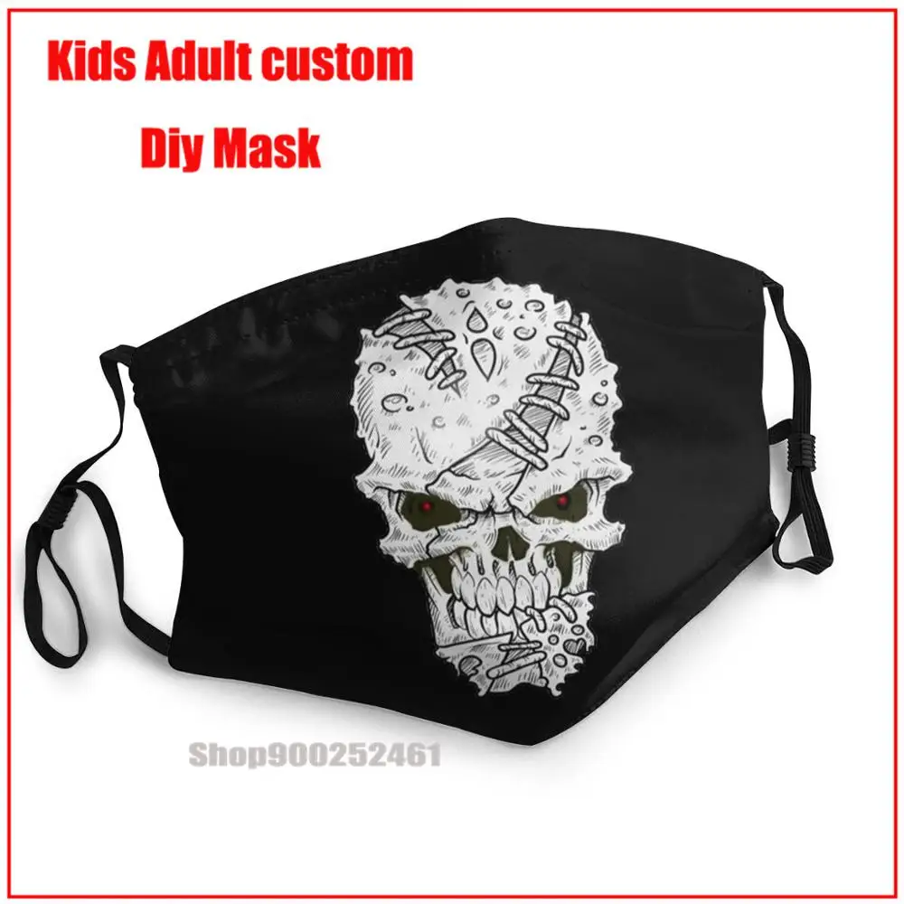 

Skull DIY face mask fashion mask for face masks washable reusable face mask mask pm2.5 funny pattem print grimace ghos