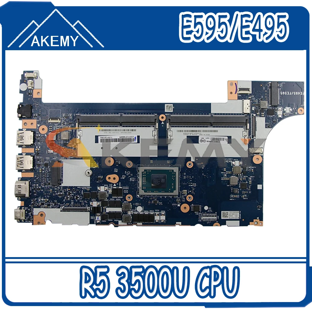 

For Lenovo E595/E495 laptop motherboard NM-C061 W/ CPU R5 3500U motherboard DDR4, it has been 100% fully tested Mainboard