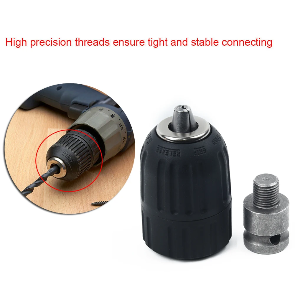 

Keyless Drill Chuck Screwdriver Impact Driver Adapter Hex Shank Chuck Adaptor 1/2"-20UNF Drill Chuck High Quality Drill Chuck